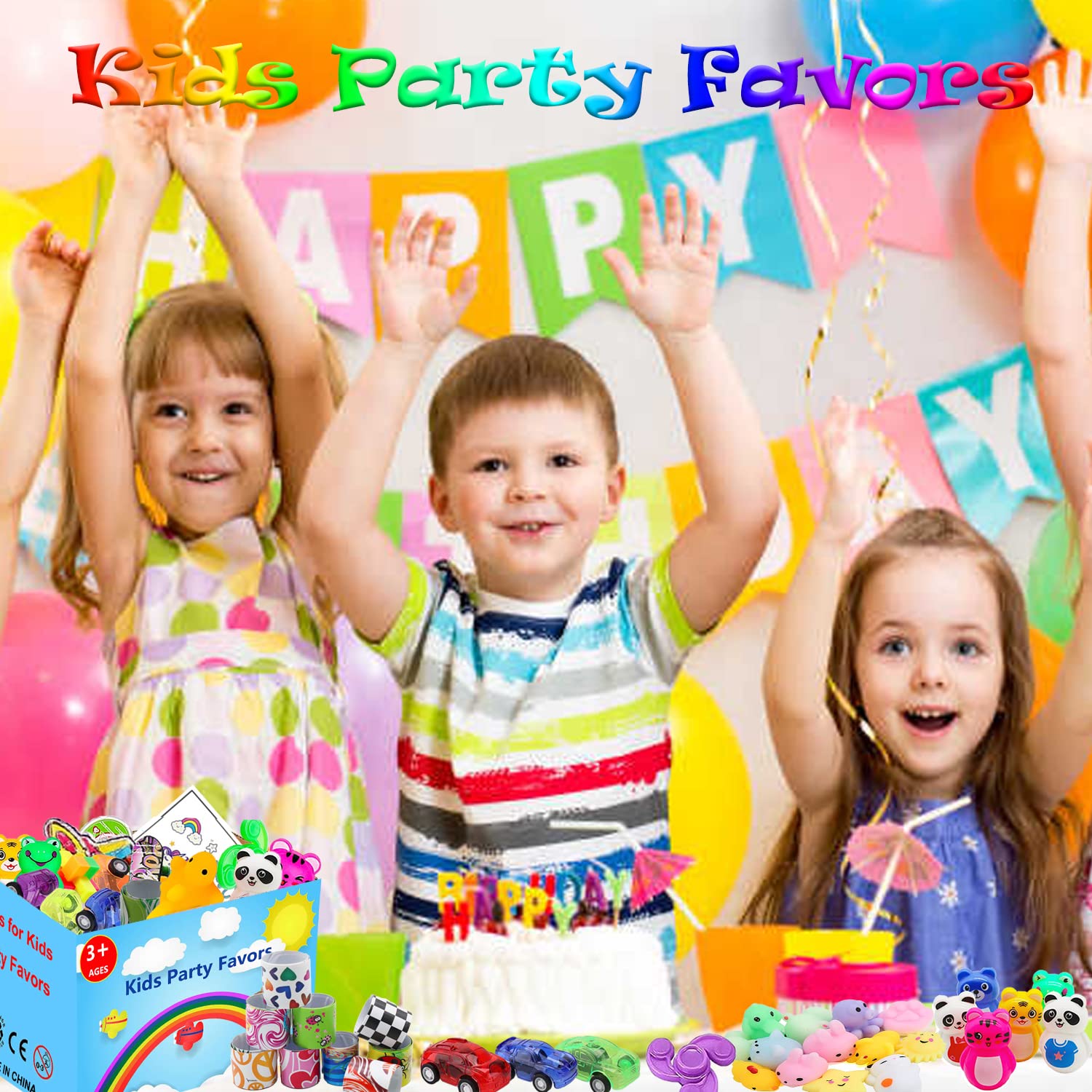 Dilycery 100 Pcs Party Favors Toys for Kids, Treasure Box Toys for  Classroom Carnival Prizes Rewards, Stocking Stuffers, Goodie Bag Stuffers  for Kids