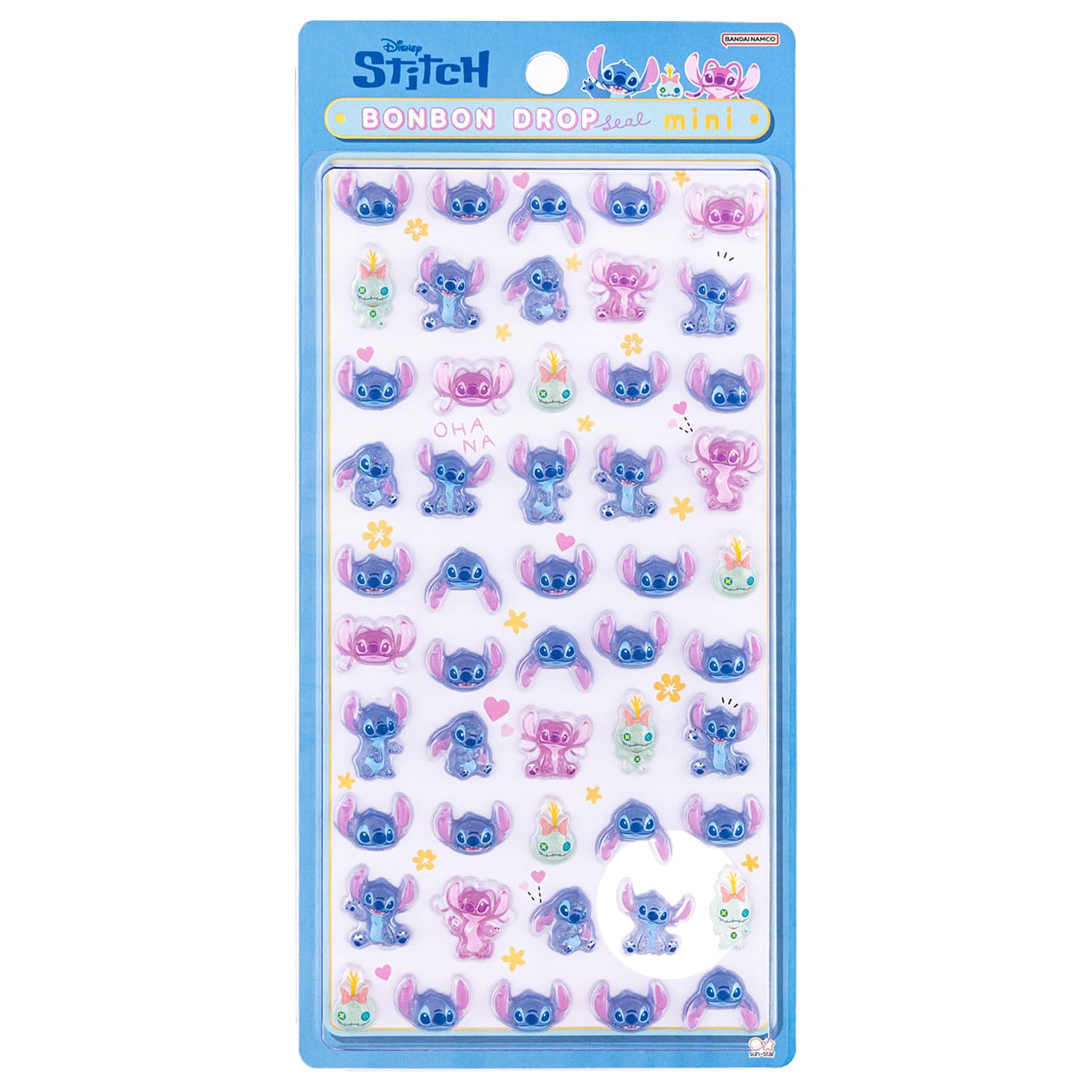 スティッチ ボンボンドロップシール 3種 正規品｜正規品】ディズニー