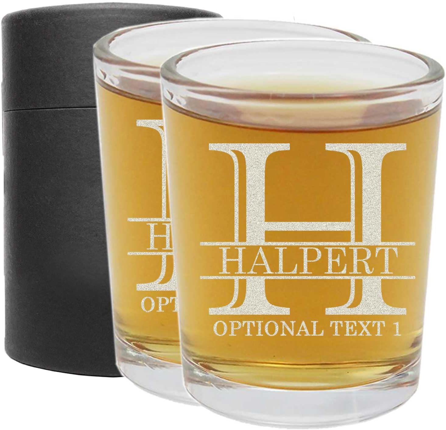 Personalized Shot Glasses Clear with Your Photo Text