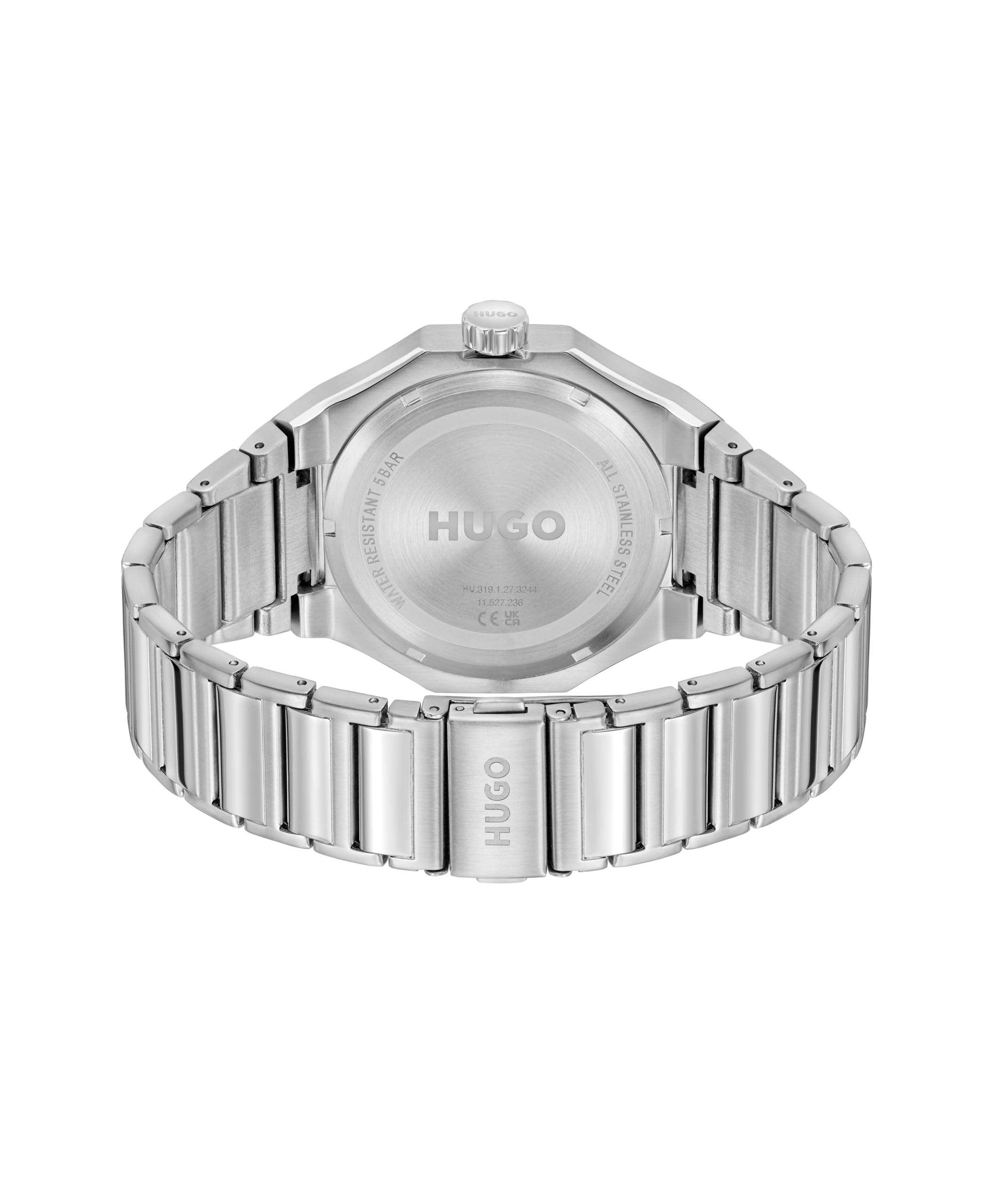 HUGO Multi Zifferblatt Quarz Uhr für Herren Kollektion #Grail Skeleton mit Silikon- oder Edelstahlarmband