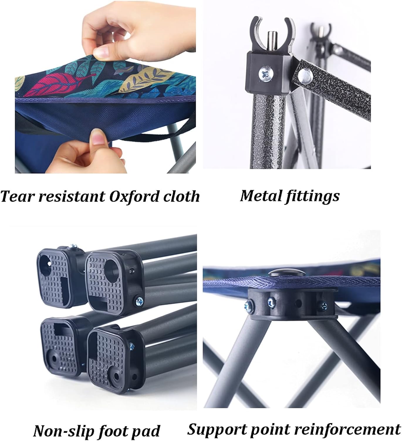 Camping Table Chairs Portable Outdoor and Chair Set, Easy to Transport with Storage Bag, for Garden Barbecue Picnic Table