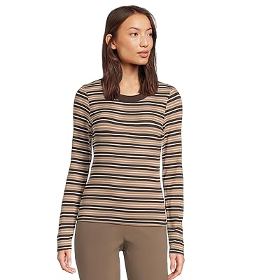 Michael Stars Zola Long Sleeve Crew T Shirts Women