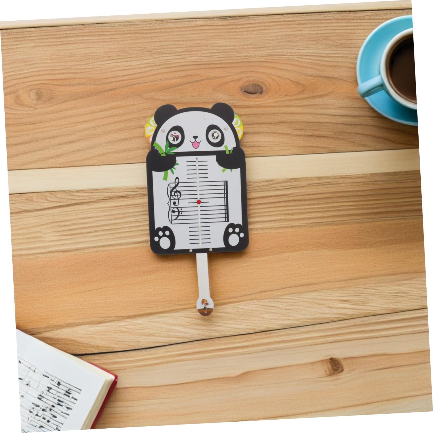 iplusmile Tableau D’Apprentissage Musical Panda pour Débutants, Tableau Blanc De Portée Musicale Portable, Fiches Éducatives De Notes Et Rythme, Outil Pédagogique Mobile pour École Et Maison