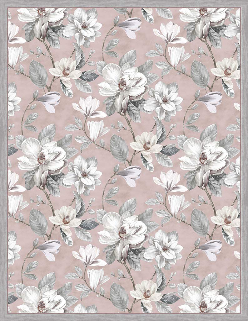 Vilber Magnolia DU 04 155X200 Alfombra, Vinilo, Rosa, 155 x 200 x 0.22 cm