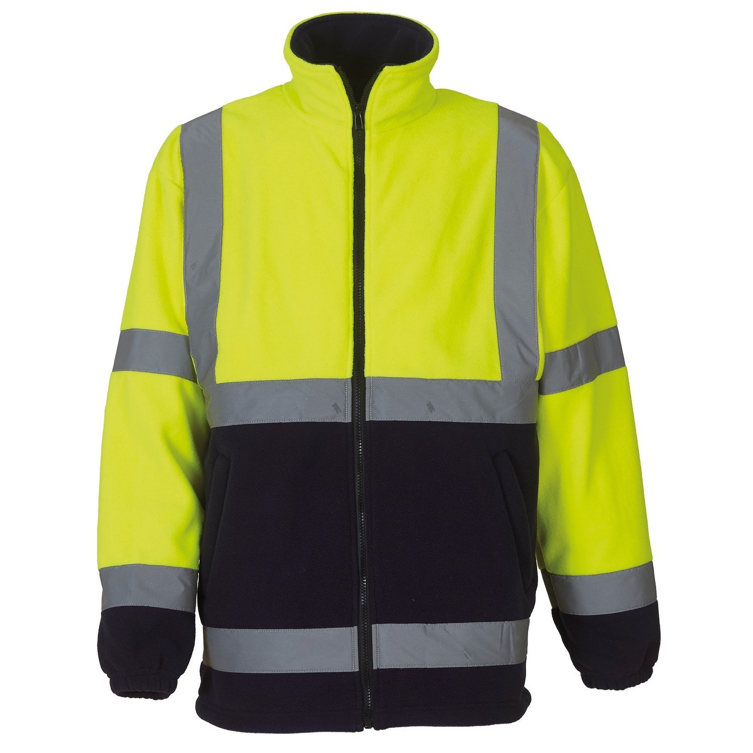 YOKO - Veste polaire haute visibilité - Homme (XL) (Orange)