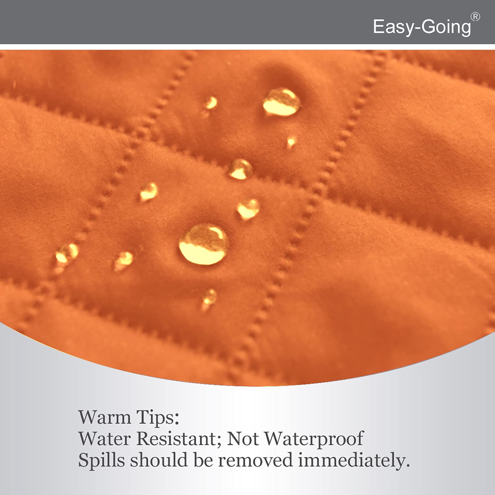 Easy-Going Sofa Slipcover Reversible Loveseat Cover Water Resistant Couch Cover Furniture Protector with Elastic Straps for Pets Kids Children Dog Cat(Loveseat - Image 4