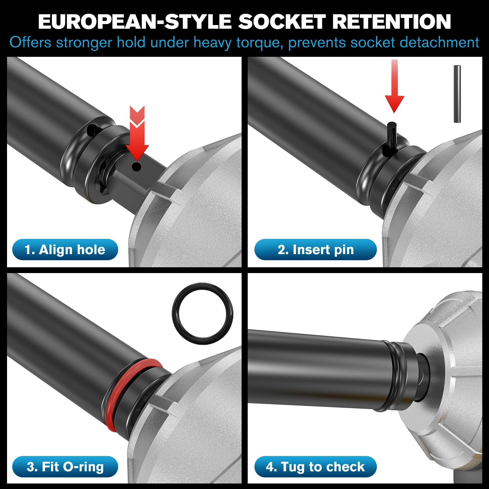 1500Nm Avvitatore a Impulsi Senza Filo 18V per Batteria Makita, 1/2" Utensile a 3 Velocità, Alta Coppia, Motore Senza Spazzole per Rimozione Pneumatici, Viti Arrugginite (Senza Batteria)