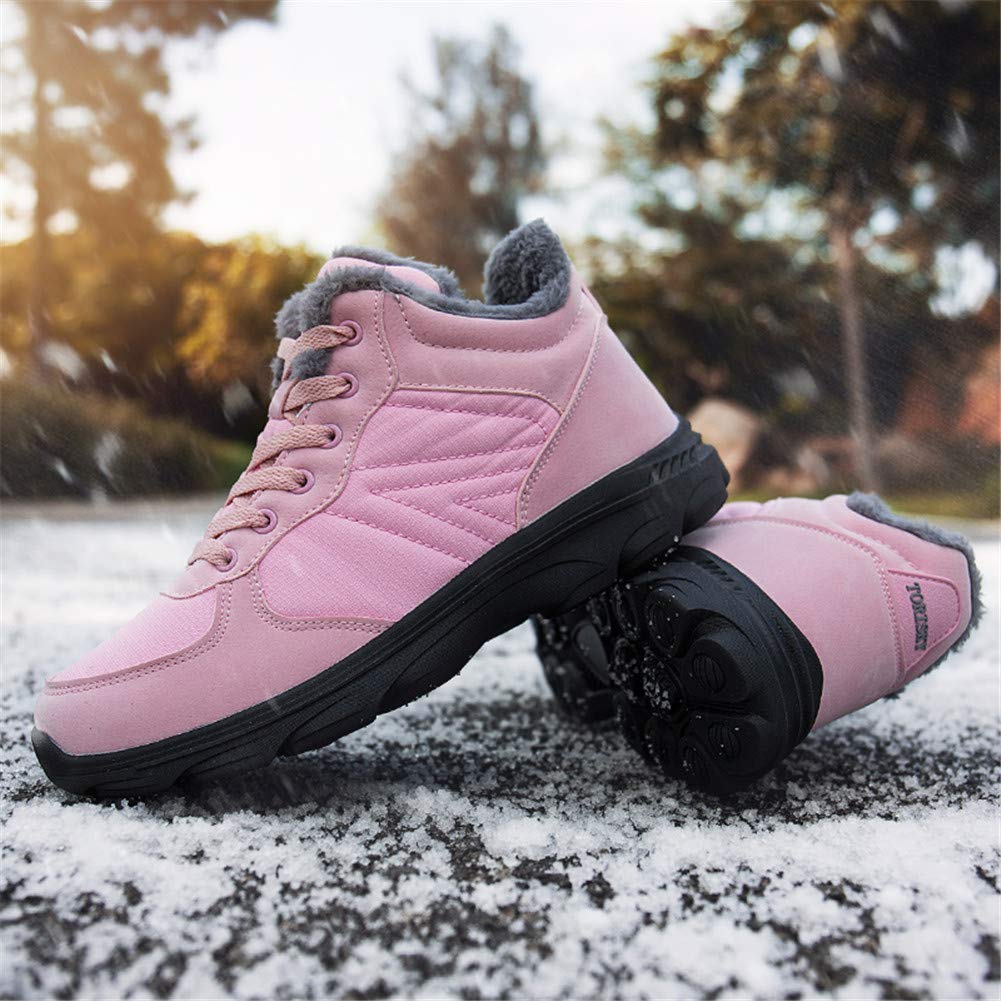 TORISKY Stivali Invernali Uomo Donna Scarpe Cotone Outdoor Impermeabili Trekking Caldo Piatto Caviglia Stivaletti Neve