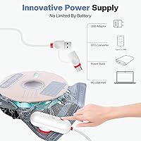 Vista 4 de Kit de almacenamiento al vacío de filamento con bomba USB, paquete de 20 bolsas selladas al vacío a prueba de luz para filamento 3D, sellado