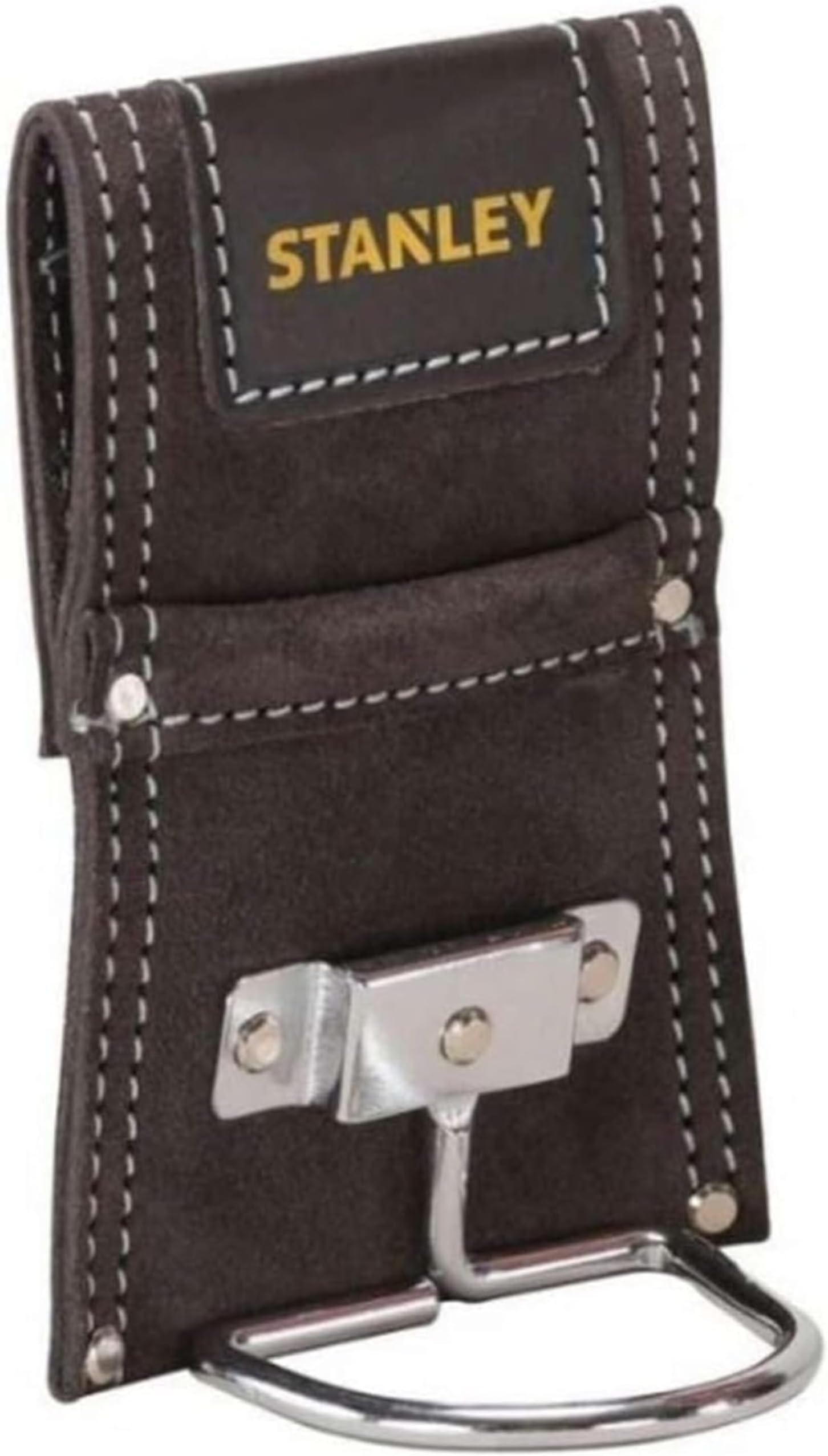 Leather Hammer Holder with Heavy Duty Steel Loop, STST1-80117, Black