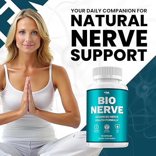 Miniatura 6 de (1 paquete) Suplemento Bio Nervio, Cápsulas BioNerve, Fórmula Avanzada, Reseñas de Máxima Fuerza, 60 Cápsulas