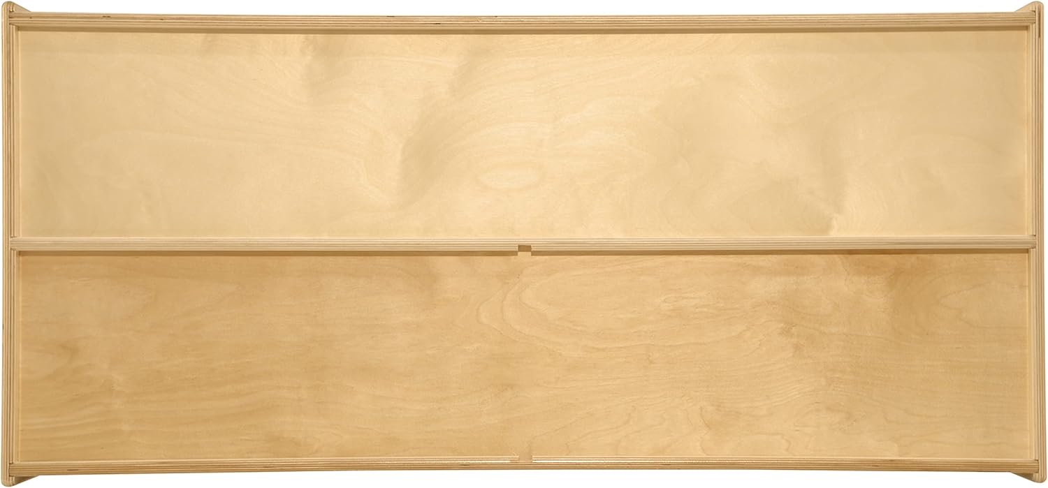 2-Shelf Kids Bookshelf & Toy Storage Organizer | 3-Section Montessori Shelves for Home & Classroom Organization & Storage - Image 7