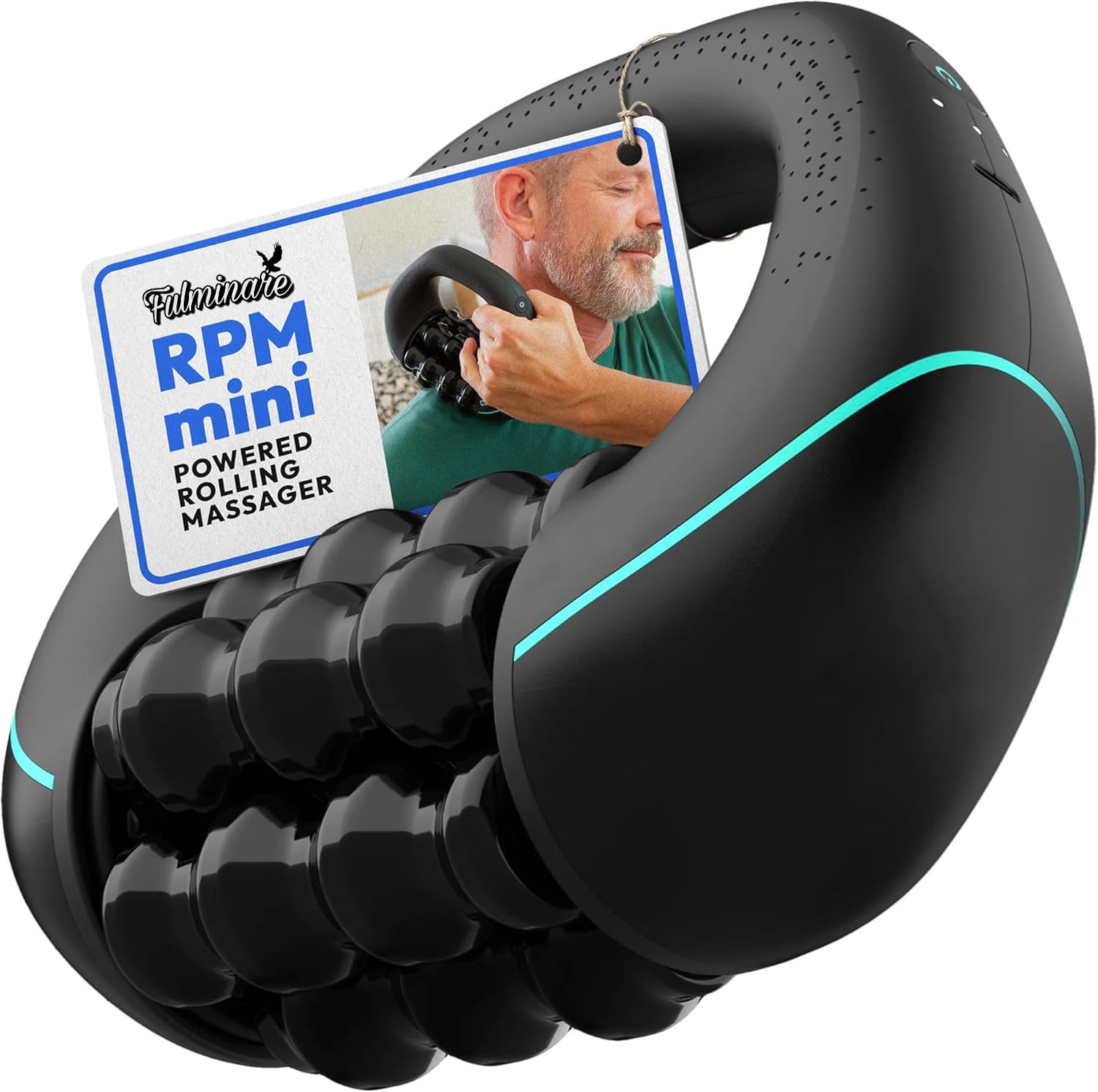 Fulminare Rolling Percussive Massager, Percussive Therapy, Deep Tissue and Muscle Recovery, Body Massager for Pain Relief 