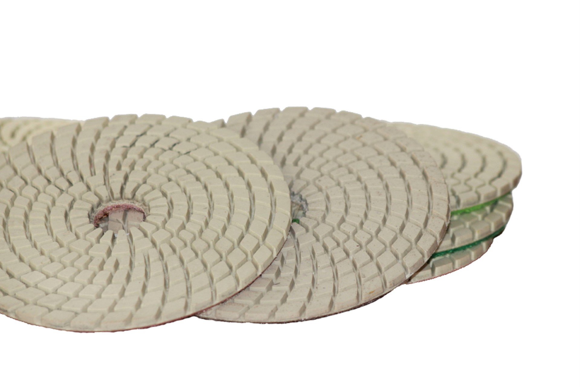 Juego de almohadillas de pulido de diamante de hormigón de 4 pulgadas para pulido de hormigón de diamante, lijado de hormigón, amoladoras húmedas/pulidoras