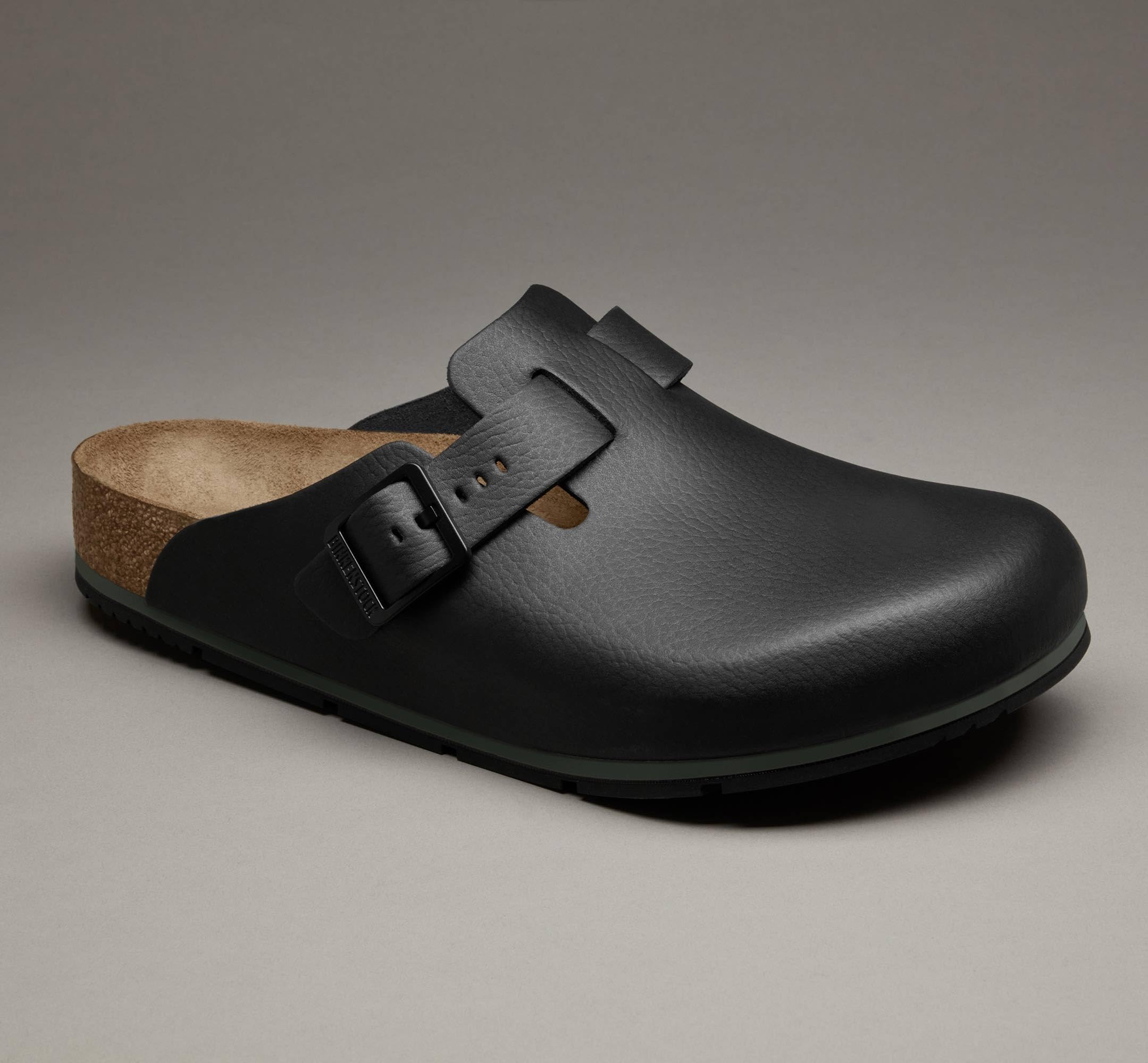 Birkenstock 1026222 Boston Sabot Sughero Narrow Fit Nero
