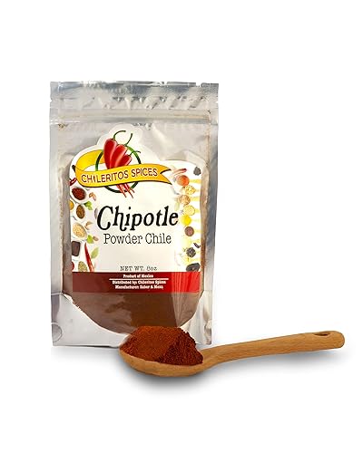 Chileritos Spices - Bolsa resellable en polvo, perfecta para recetas y platos auténticos mexicanoslatinos salsas, tamales, sopas, guisos, barbacoas,
