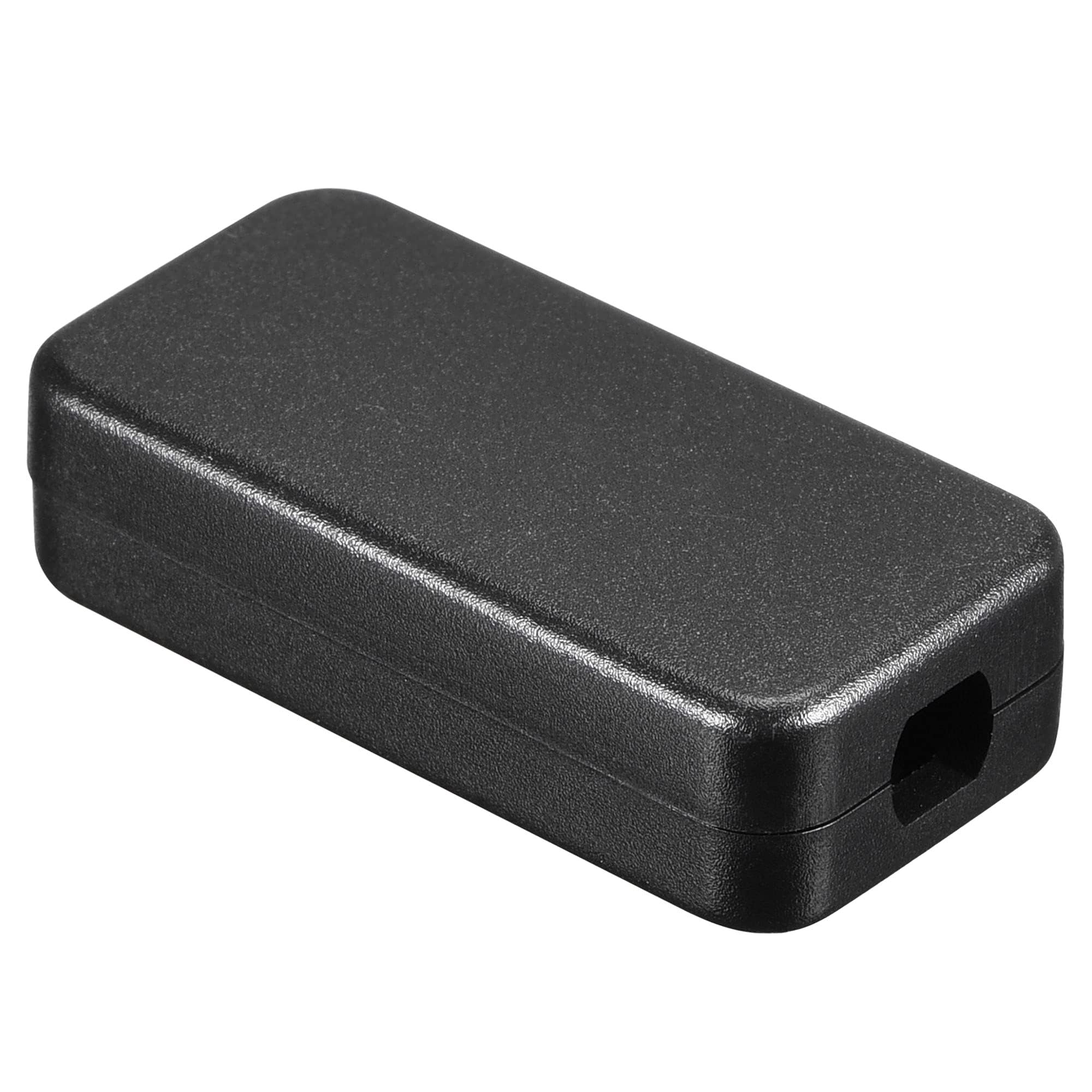 TOP-VIGOR 10pcs 40x20x10.5mm Mini Dustproof Electrical Junction Box, ABS Plastic Project Boxes for DIY Electronics Projects, Indoor Power Module Case, Instrument Case Box, Black