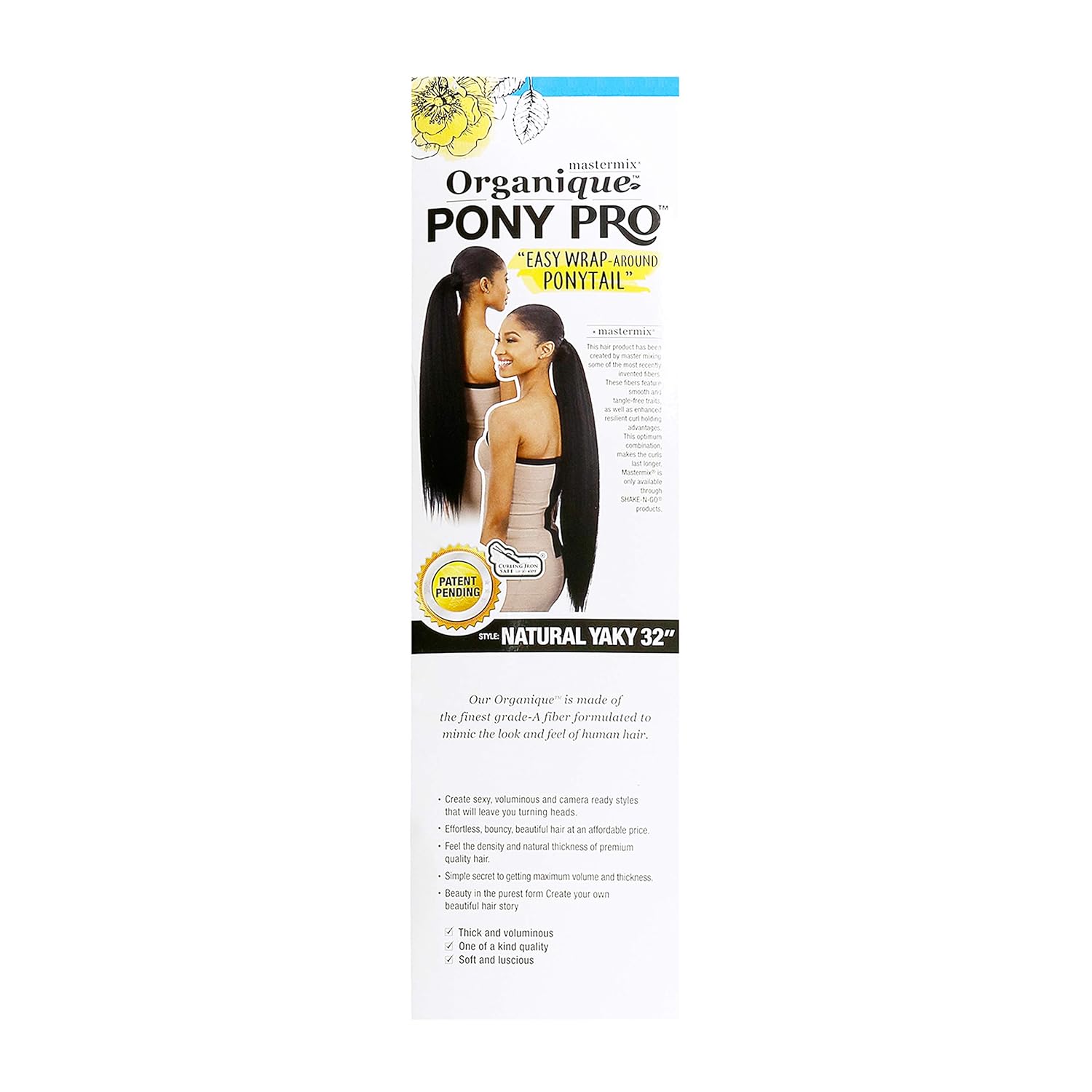 Milky Way Easy Wrap Ponytail Organique Pony Pro Natural Yaky 32" (2)
