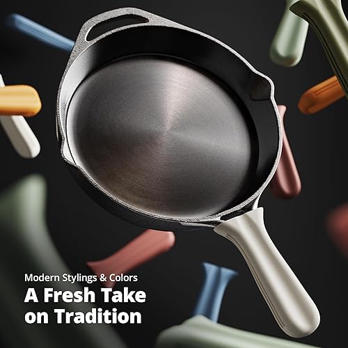 Miniatura 8 de Greater Goods Funda de silicona para sartén y plancha de hierro fundido gG, diseñada en San Luis, verde salvia