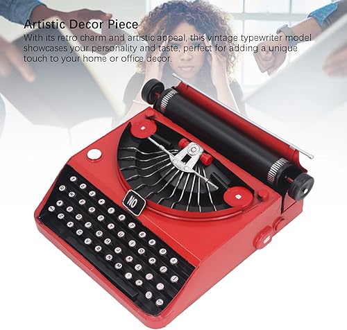 Miniatura 4 de Modelo de máquina de escribir retro vintage, modelo de máquina de escribir vintage portátil, modelo de máquina de escribir vintage, modelo de