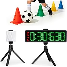 Powered Cordless Lap Laser Timer with Stand | Lap Speed Timer System, Race Clock with Tripod for Speed Training/Lap/Track Field/Football/Bike/Motorcycle