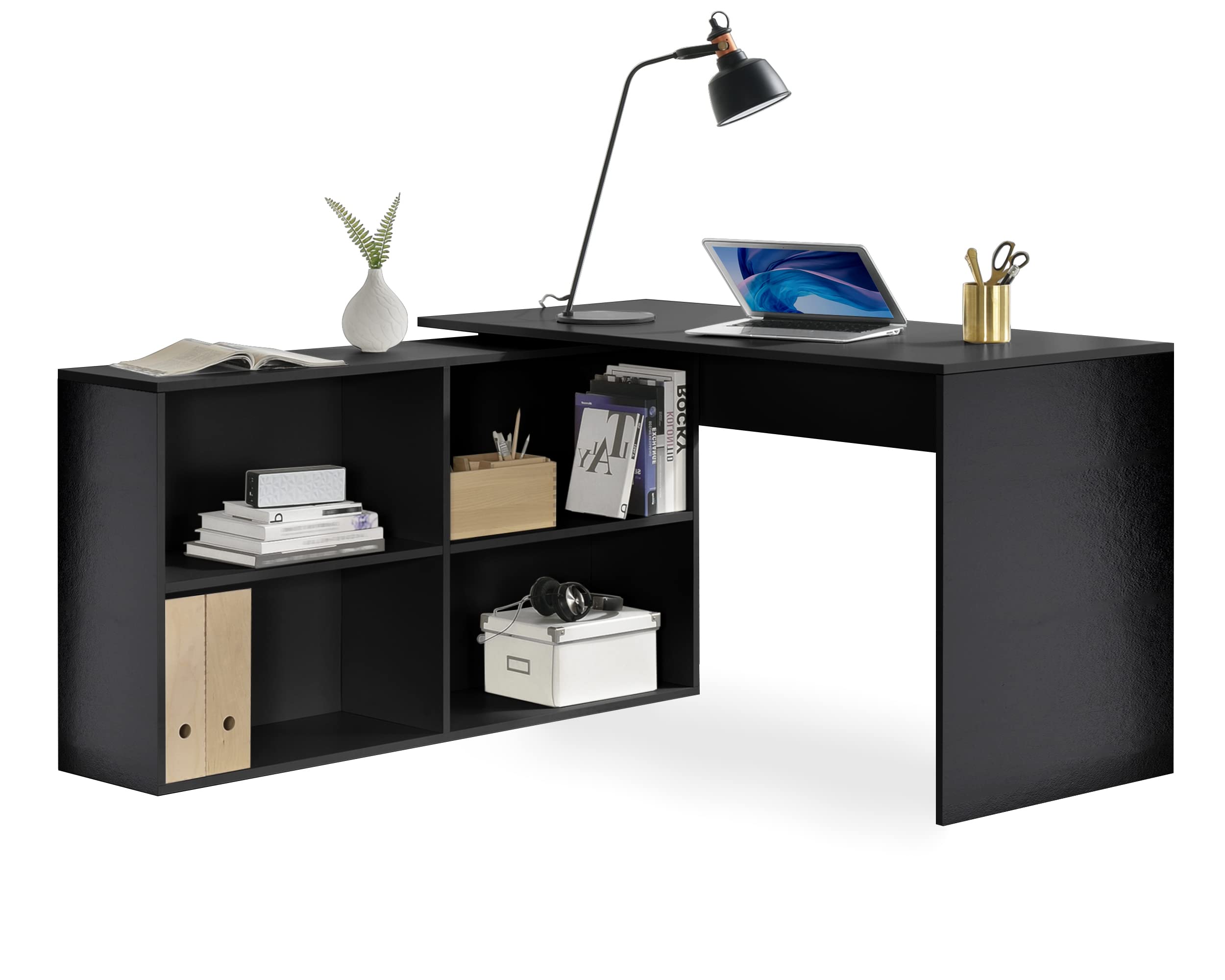 Buy Black Computer Desk Table Corner Desks & Workstations Home Office