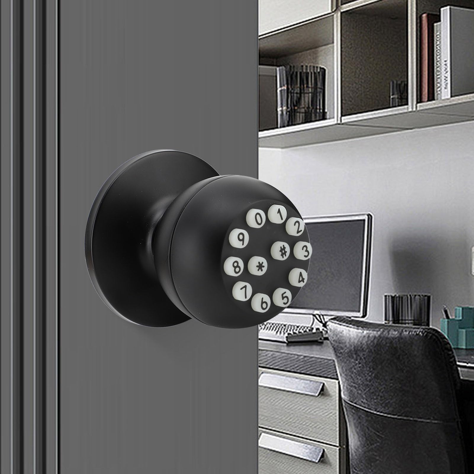 Serratura Elettronica per Maniglia, Forma Sferica Rotonda per 35-55mm
