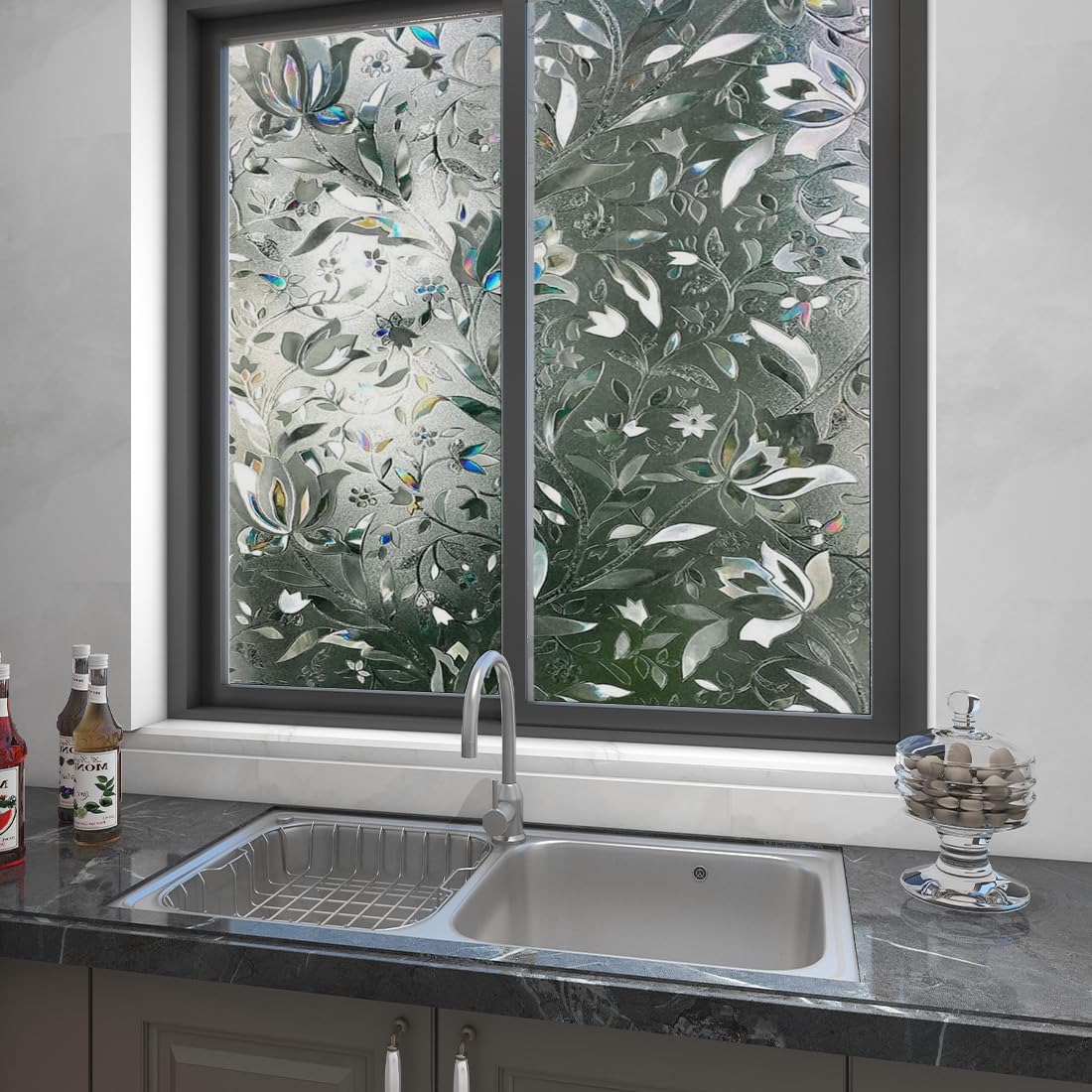 Film Pour Fenêtre Opaque Auto-Adhésif 30X500Cm-Film D'Intimité Fenêtre