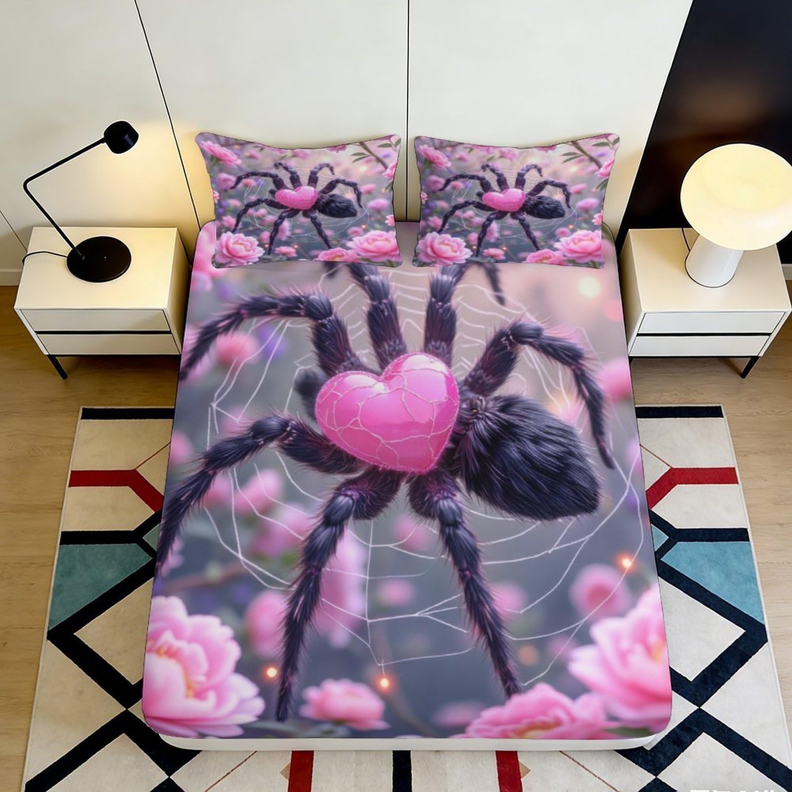 3D Printed Surf Design Fitted Sheet Microfiber Deep Pocket Non-Slip Bedroom Bedding Surf Mattress Fitted Cover 90x200x25cm
