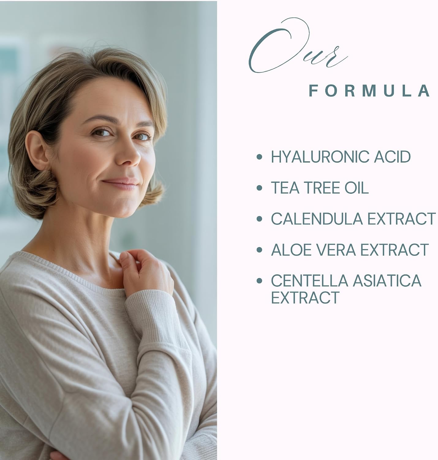 Vaginal Moisturizer for Women with Hyaluronic Acid - Hormone-Free - Intimate Moisturizer for Vaginal Dryness During Menopause - Ideal for Skin Revitalization, pH Balance & Post-Childbirth Recovery