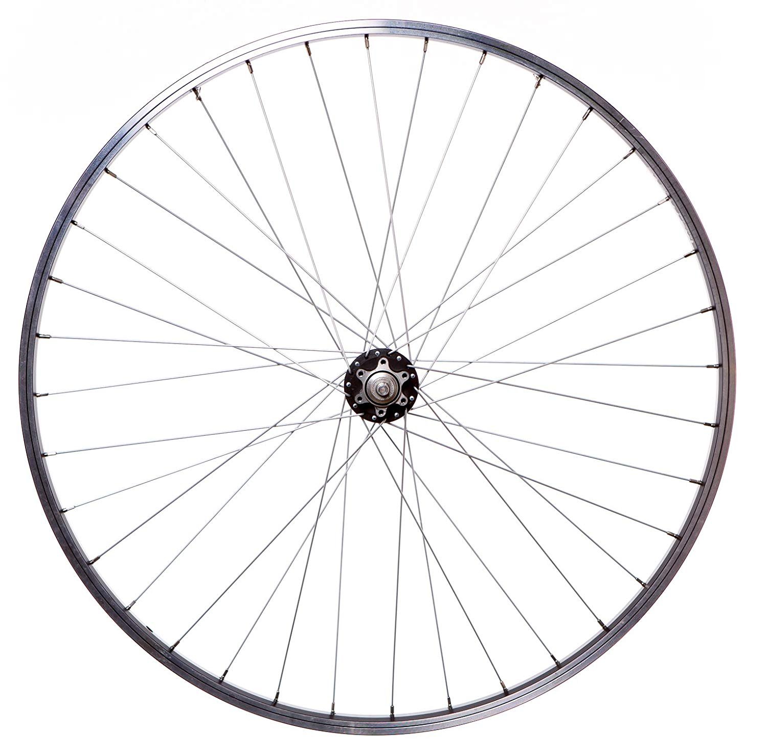 700 C Q/R ibrido disco freno ruota posteriore bicicletta 7/8/velocità nero