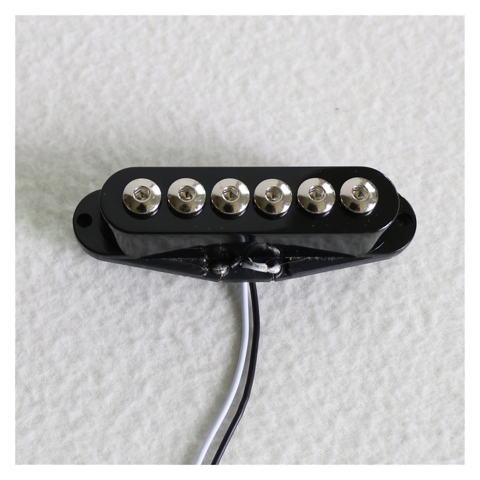 Pastilla de guitarra eléctrica Una Pieza De Polo Set Negro Color Single Bobina De Guitarra Eléctrica Piezas De Guitarra Piezas De Guitarra Kit Pastilla guitarra eléctrica (Color : 1 Neck+1pc Middle+1