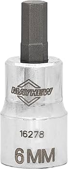 Mayhew Tools 16019 Metric Hex Socket Bit Set, 8-Piece