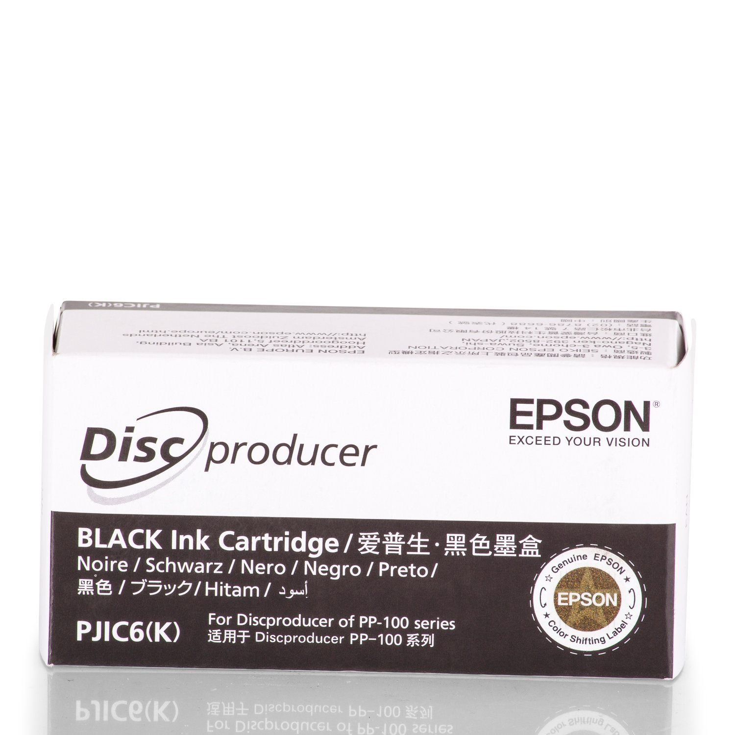 Amazon.com: Epson Ink, Black, PJIC6, for Discproducer, : Office