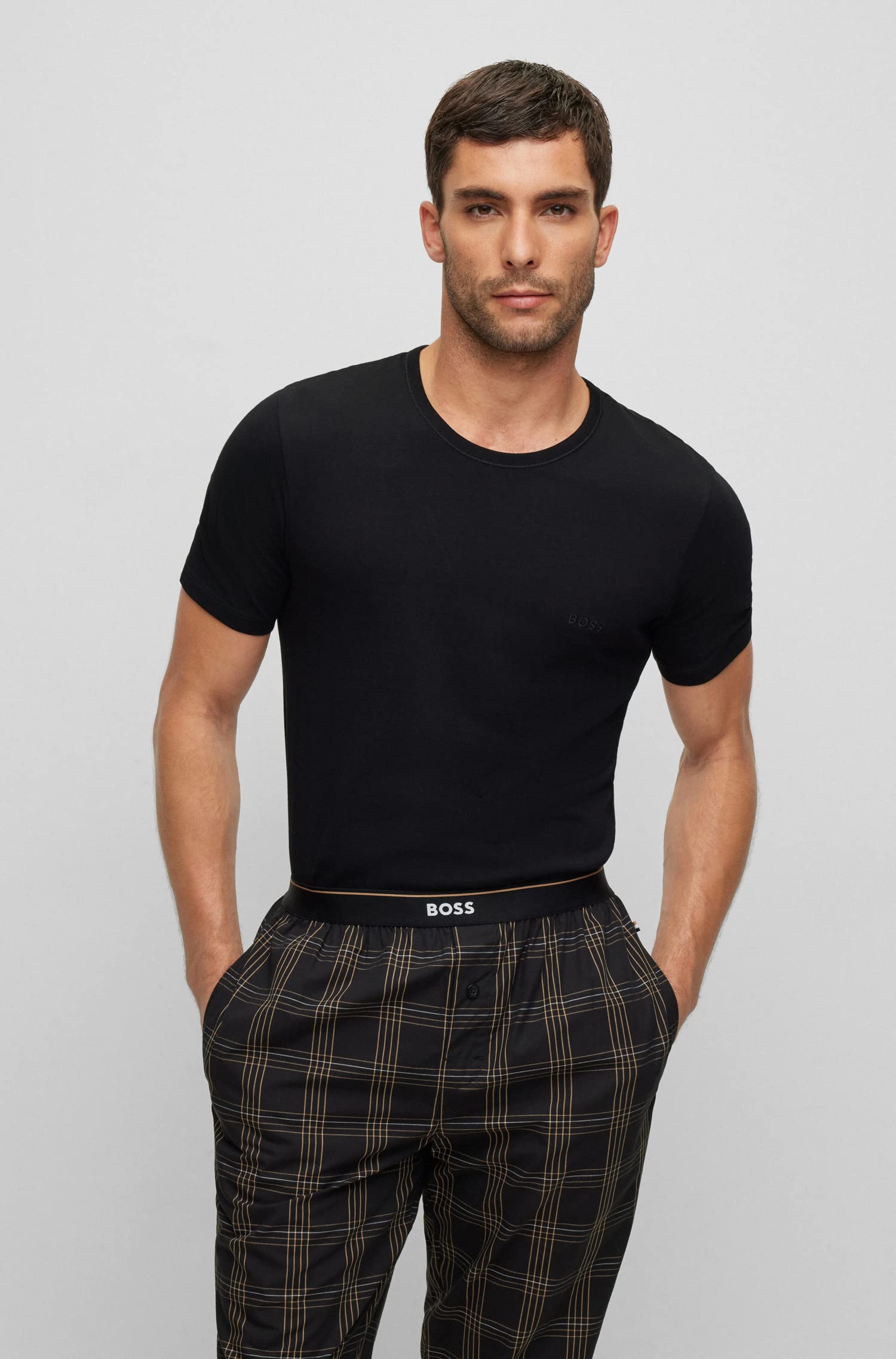 Hugo Boss Koszulka Mężczyźni BOSS Rn 3P Classic