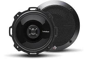 Rockford Fosgate P152 5.25" Coaxial Full Range Speakers - Black