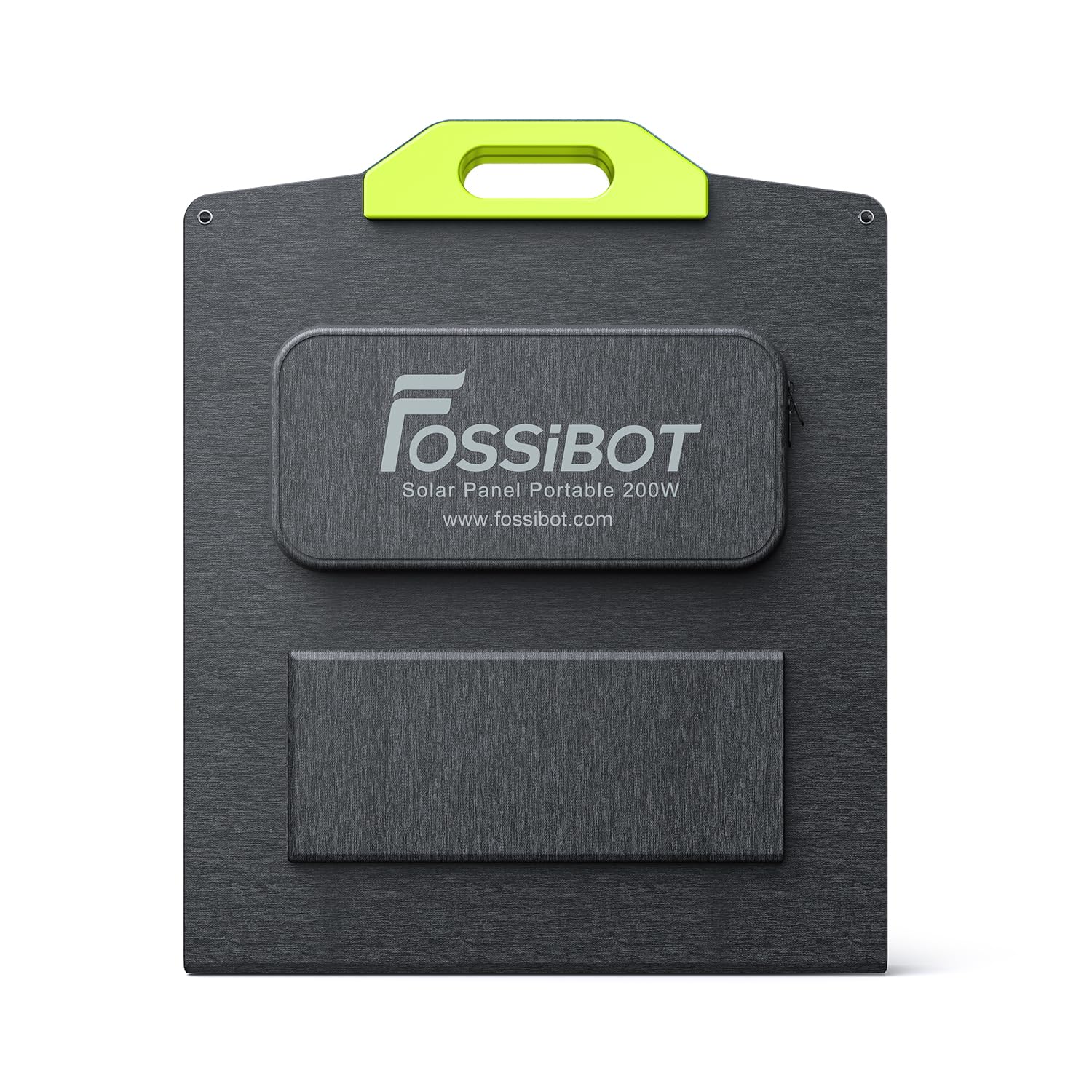 FOSSiBOT Panel solar plegable de 200 W, para generadores solares portátiles F1200, F2400, F3600, módulo fotovoltaico, para sistema independiente de la red, jardín, balcón, caravana hacia el exterior