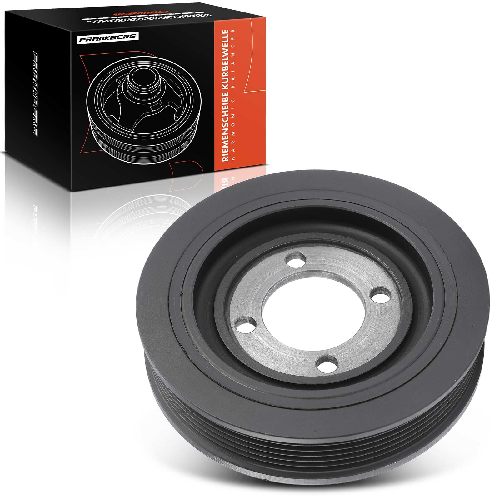 Frankberg Puleggia albero motore 96419497 | Compatibile con: Leganza KLAV, Nubira Wagon J100, Lacetti Hatchback KLAN, Evanda, Berlina Nubira, Rezzo MPV U100