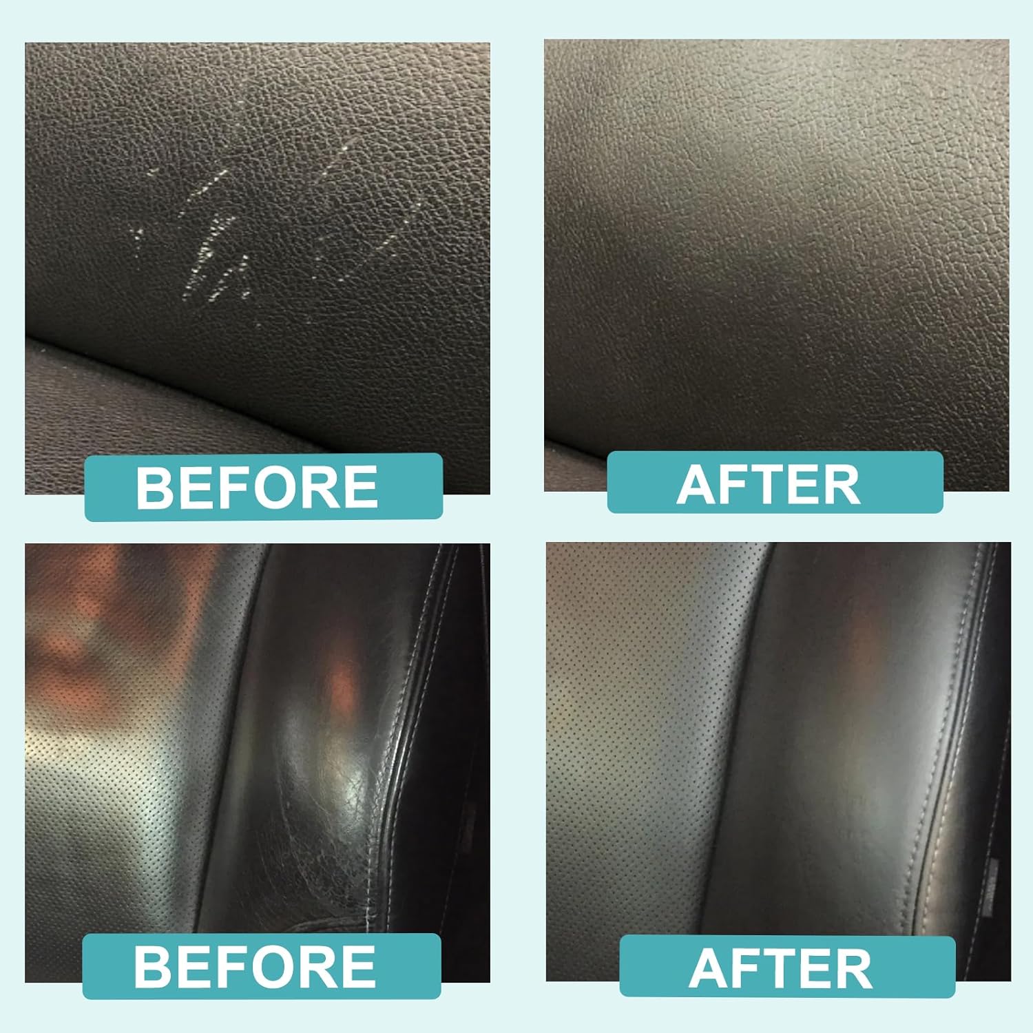 2PCS Plastic Clarify For Cars, Plastic Clarify, Waterless Spray Wax, All-In-One Detailer For Car Interiors & Exteriors, Plastic Rubber Leather Restorer For Cars 120 ML - Image 3