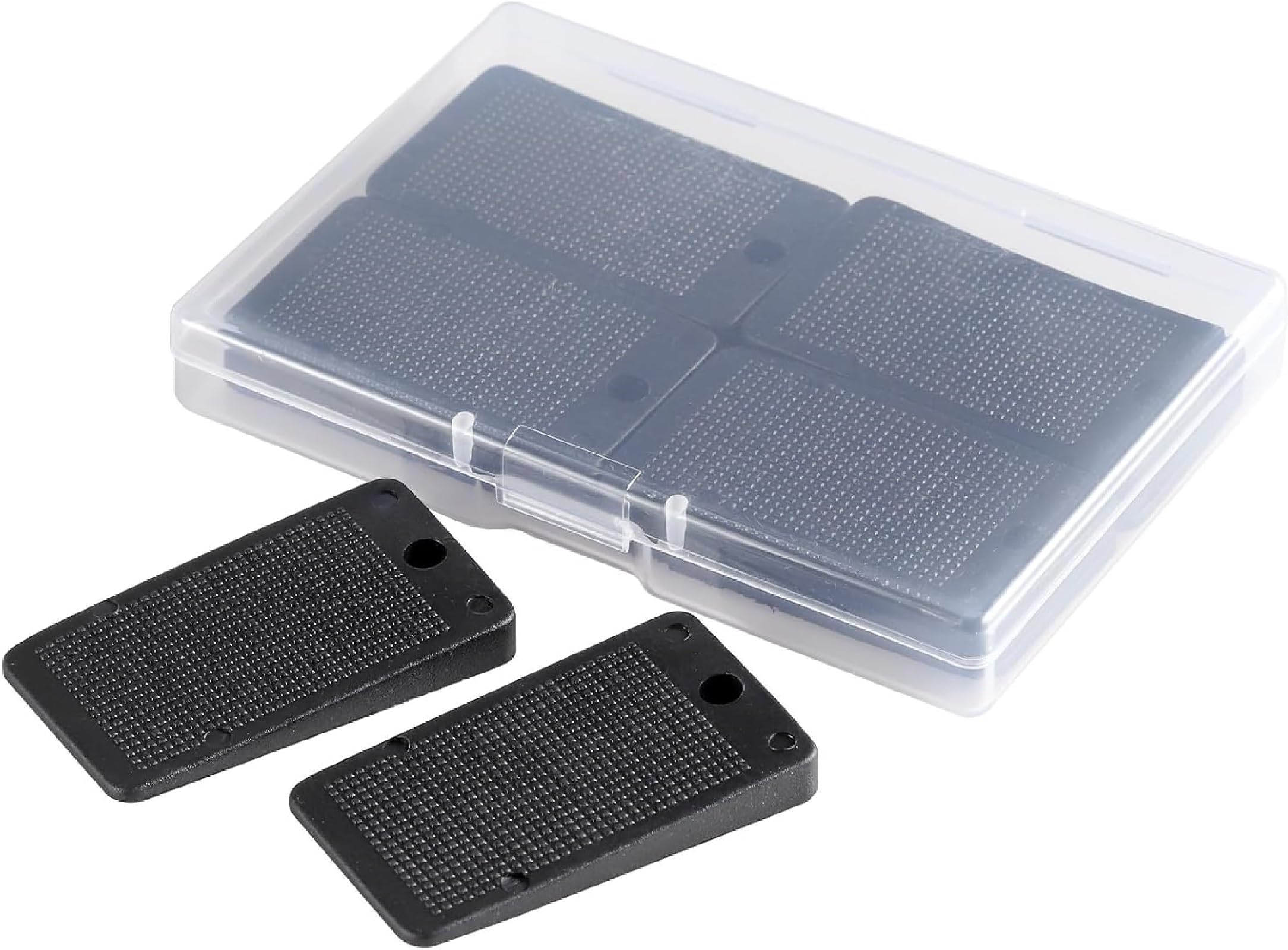 Furniture Levelers Plastic Shims for Leveling Black Rubber Wedge for Table Toilet Refrigerator Piano, Small Shims for Home Improvement and Work 0.2" Height(6 PCS-Black)