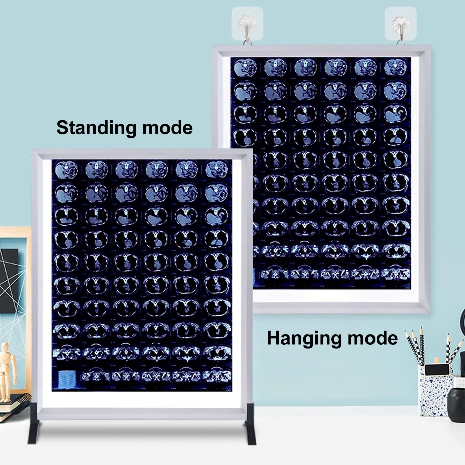 Boîte de visualisation à rayons X LED avec télécommande à intensité variable, éclairage sans scintillement pour hôpital X-Film ou équipement de laboratoire CT-Film