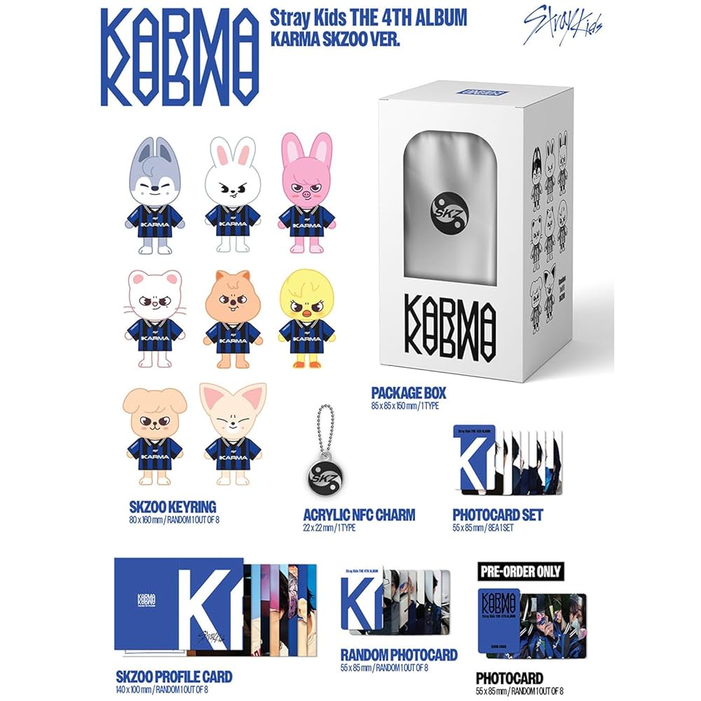 Straykids karma skzoo ver. フィリックス コンプセット スキズ KARMA SKZOO ver. コンプセット フィリックス