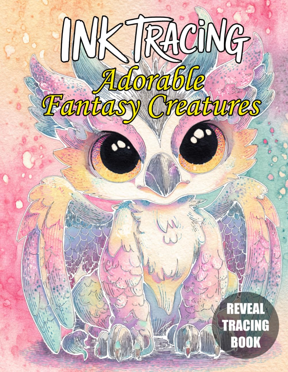 Ink Tracing Adorable Fantasy Creatures: Bring Whimsical Creatures to Life, One Trace at a Time