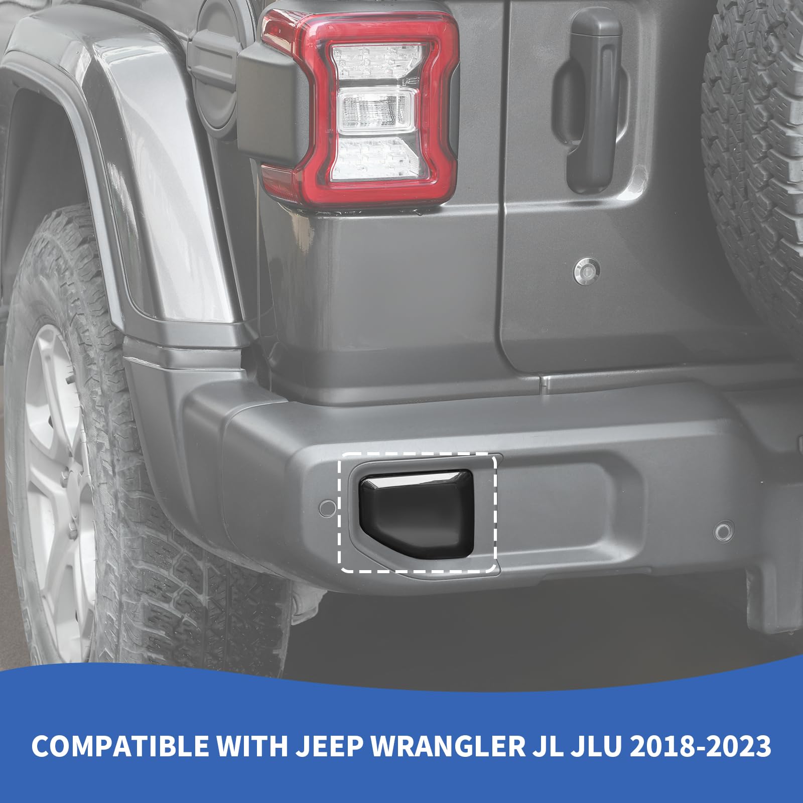 Amazon | RAZPOY スモークリアフォグライトカバー Jeep Wrangler JL