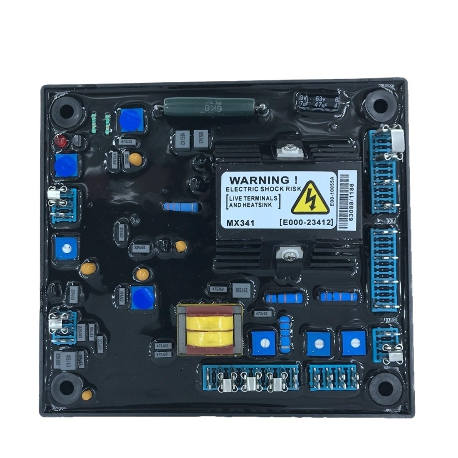 0P7BR328B 1pcs MX341-2 E000-23412 AVR MX341 E000 23412 Generator Automatic Voltage Regulator Stabilizer Control Module Board(MX341)