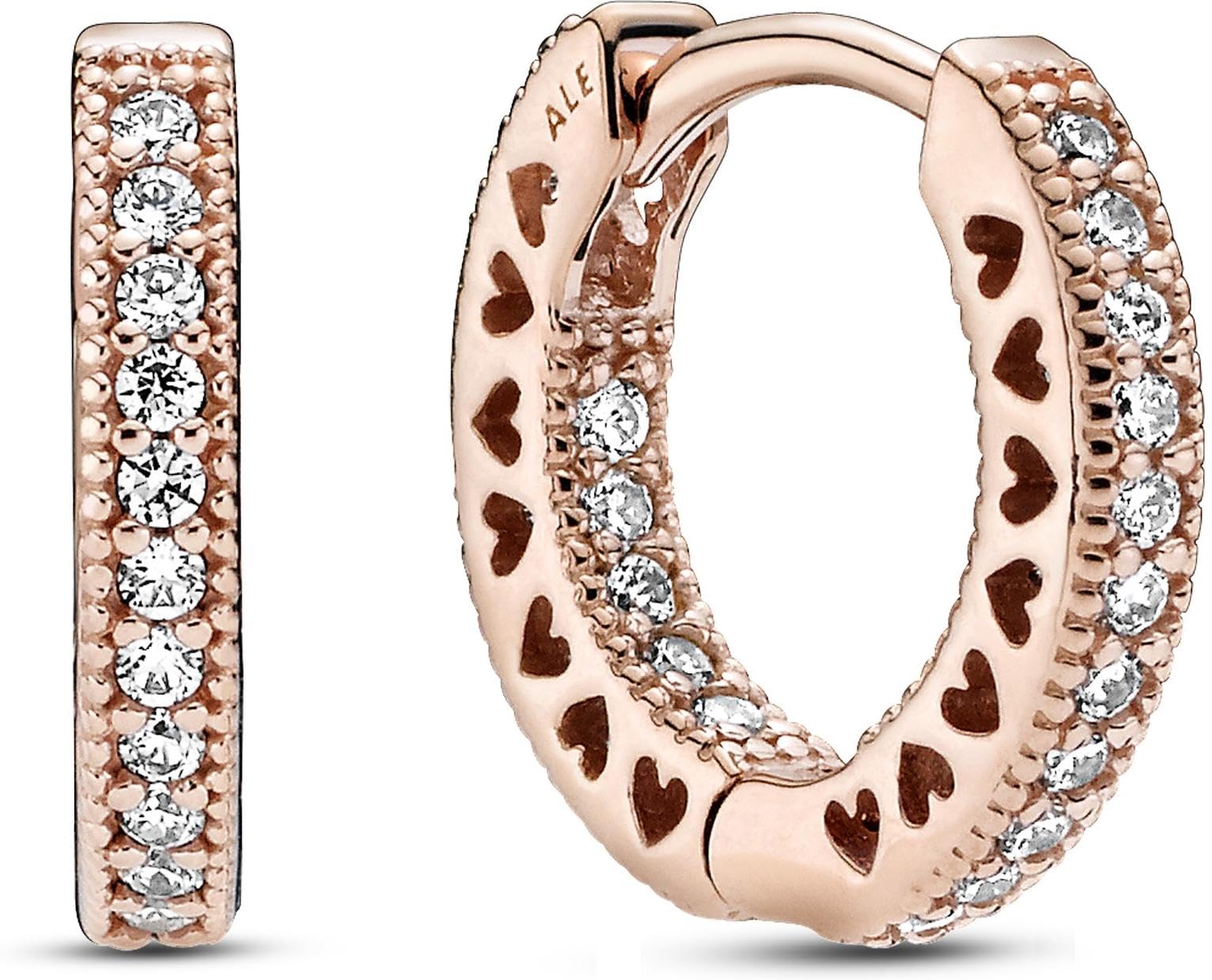 Pandora Pavé-Herz Ohrringe 286317C01 Earrings
