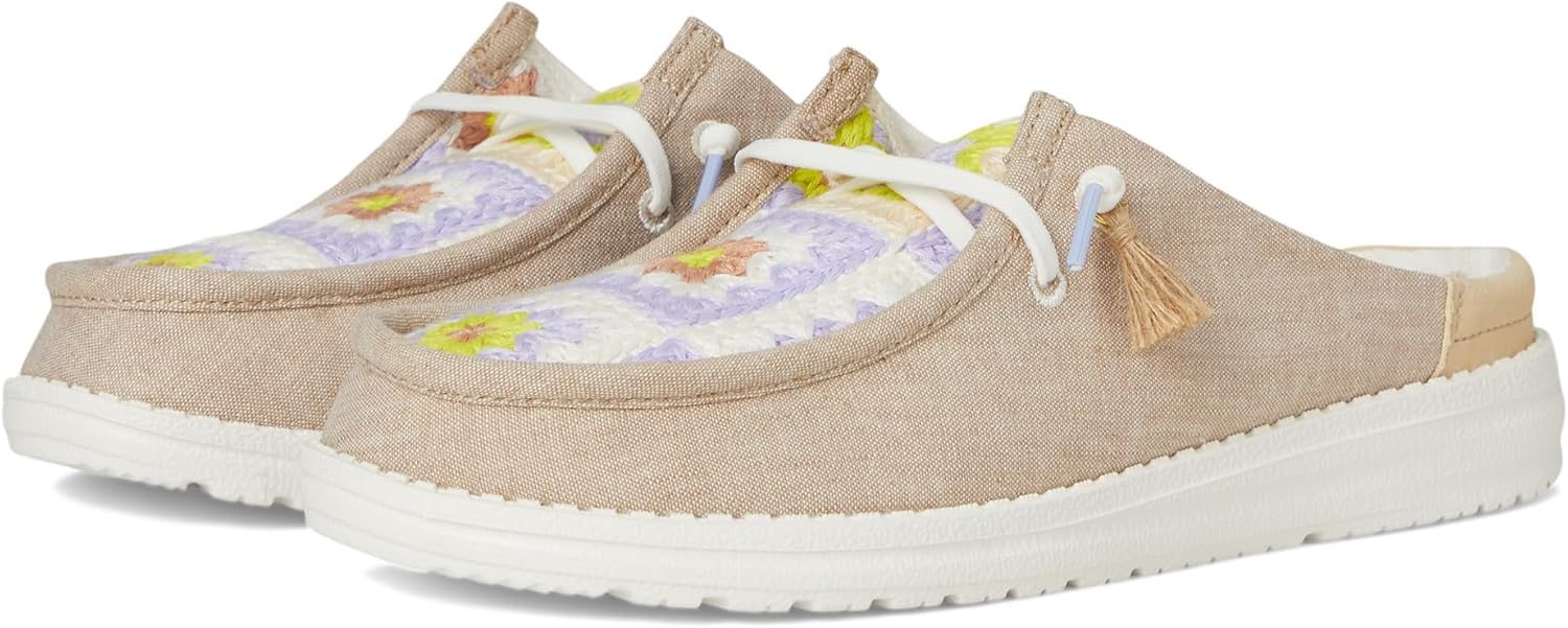 HEYDUDE Women's Wendy Slip Mule | Lightweight Women's Slip-On Shoes | Comfortable & Casual Everyday Footwear