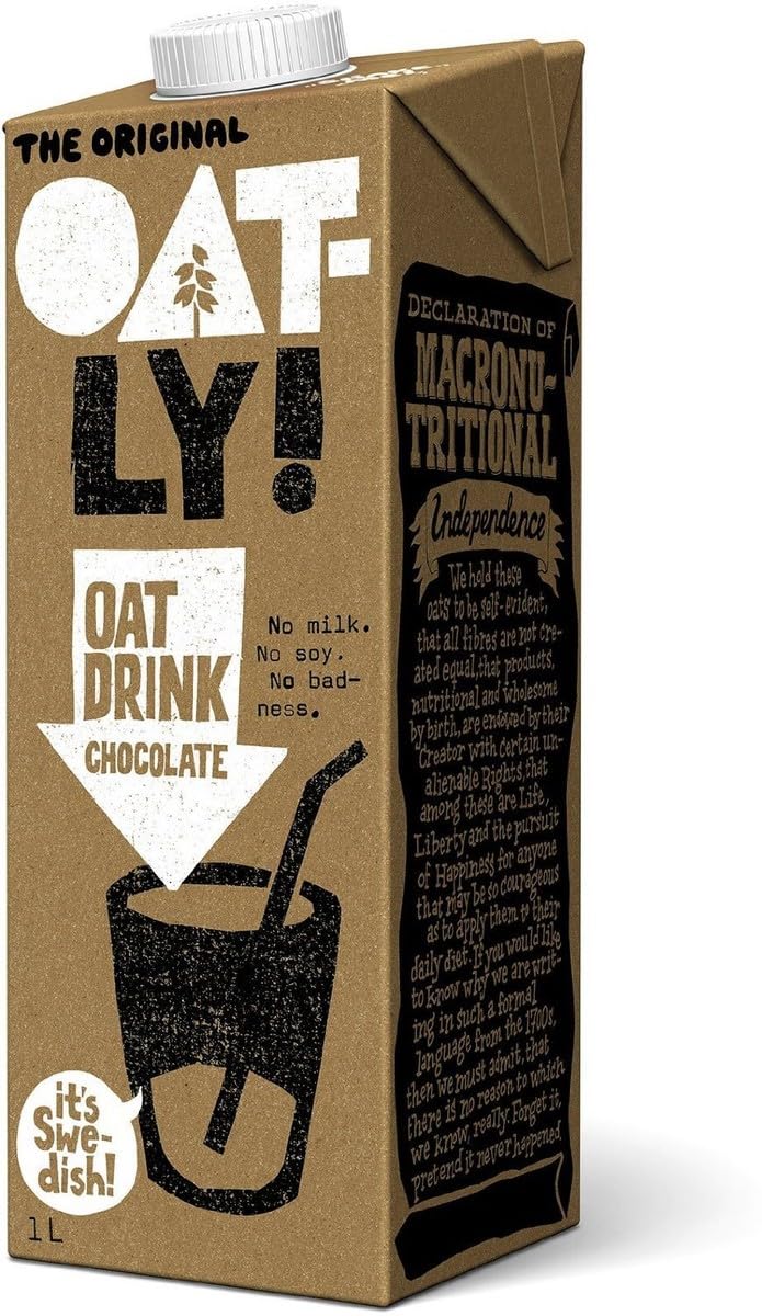 Oatly Oat Drink Chocolate Multipack, 6 X 1 L, The Bottle Club