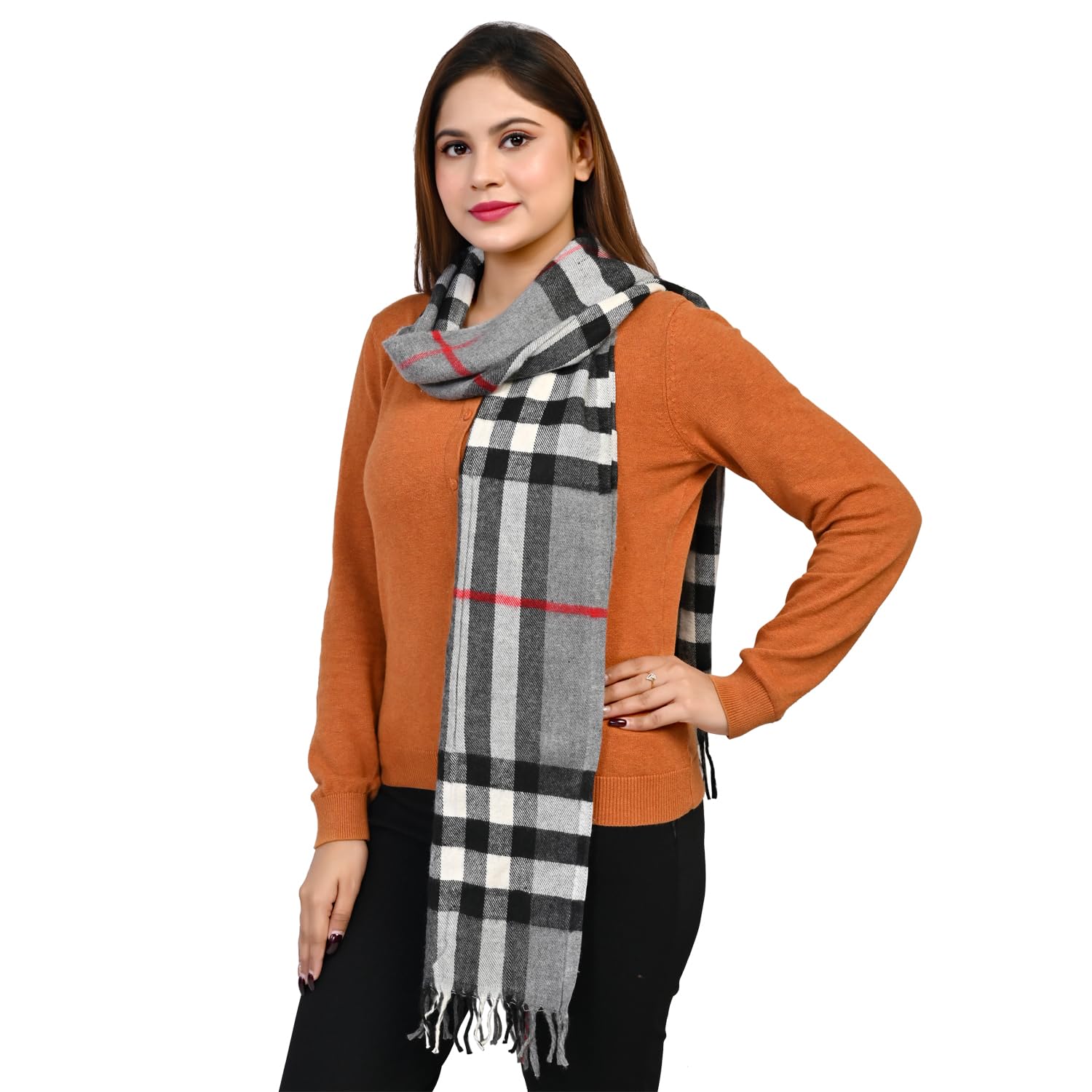 fusfus Women's Luxury Muffler Multicolors - FS2639-picture-24