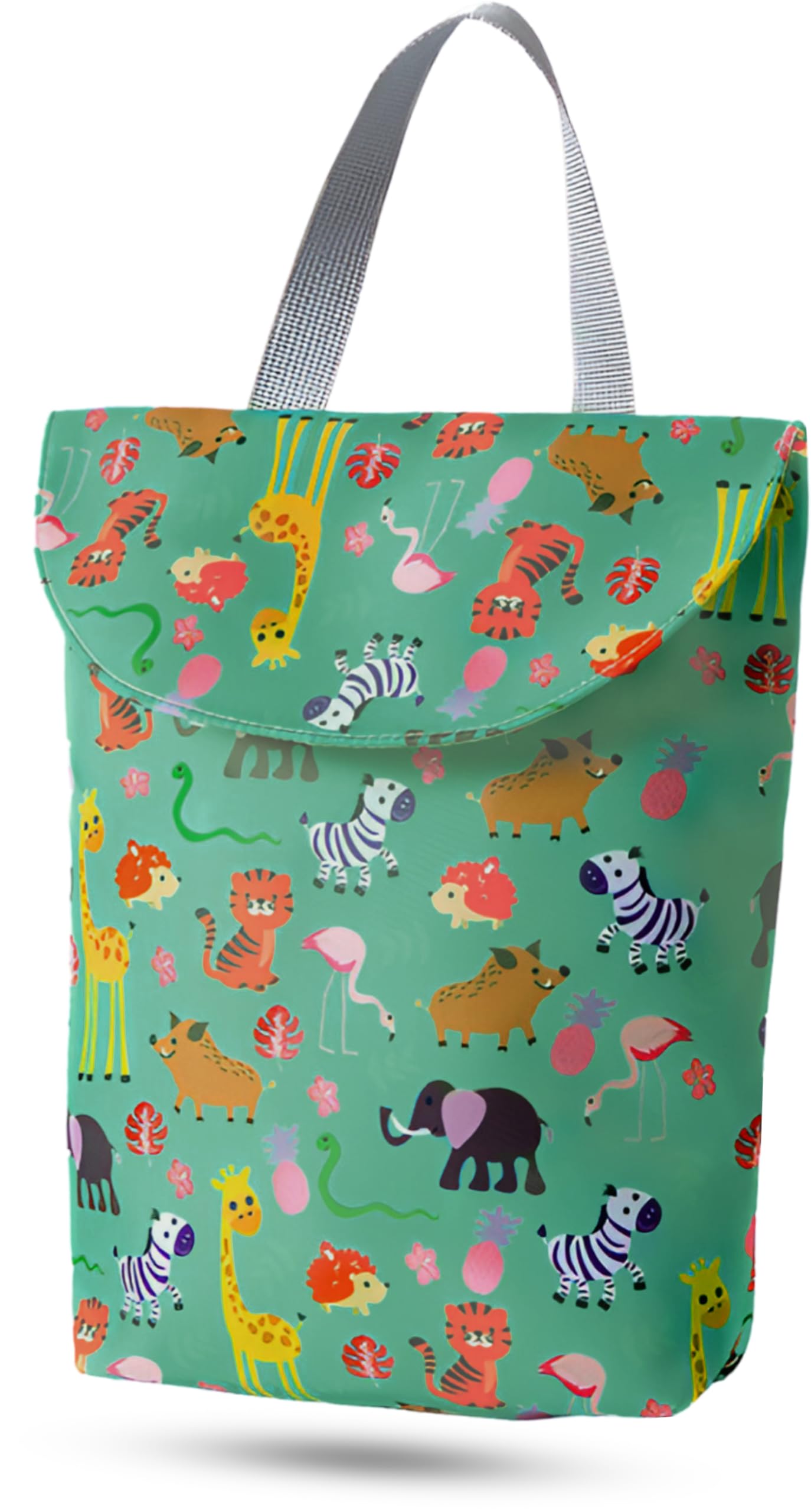 BEMBIKA Diaper Bags For Mom And Dad Kids Diaper Bags For Travel Backpack With Small Bottle Pouch For Multi-Function Waterproof And Large Capacity-(Animal Print)-image-18